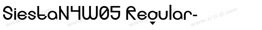 SiestaN4W05 Regular字体转换